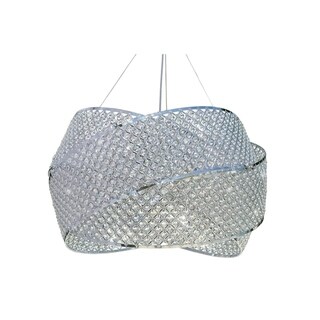 Miami Beach 8-light Crystal Ring Chandelier (Chrome) - Chandeliers For Bedrooms by Overstock.com