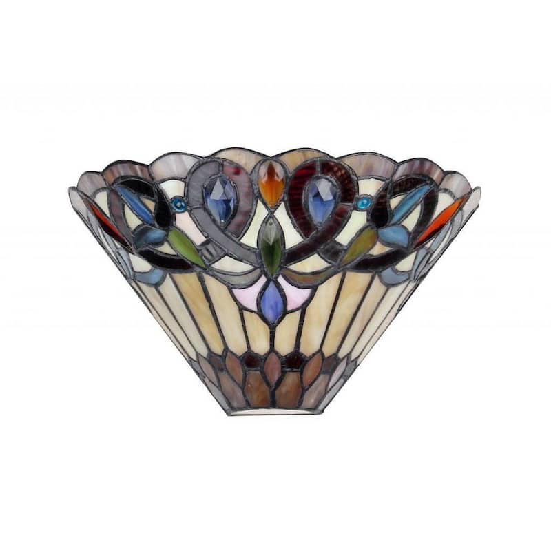 Tiffany Style Mission Design 1-light Wall Sconce