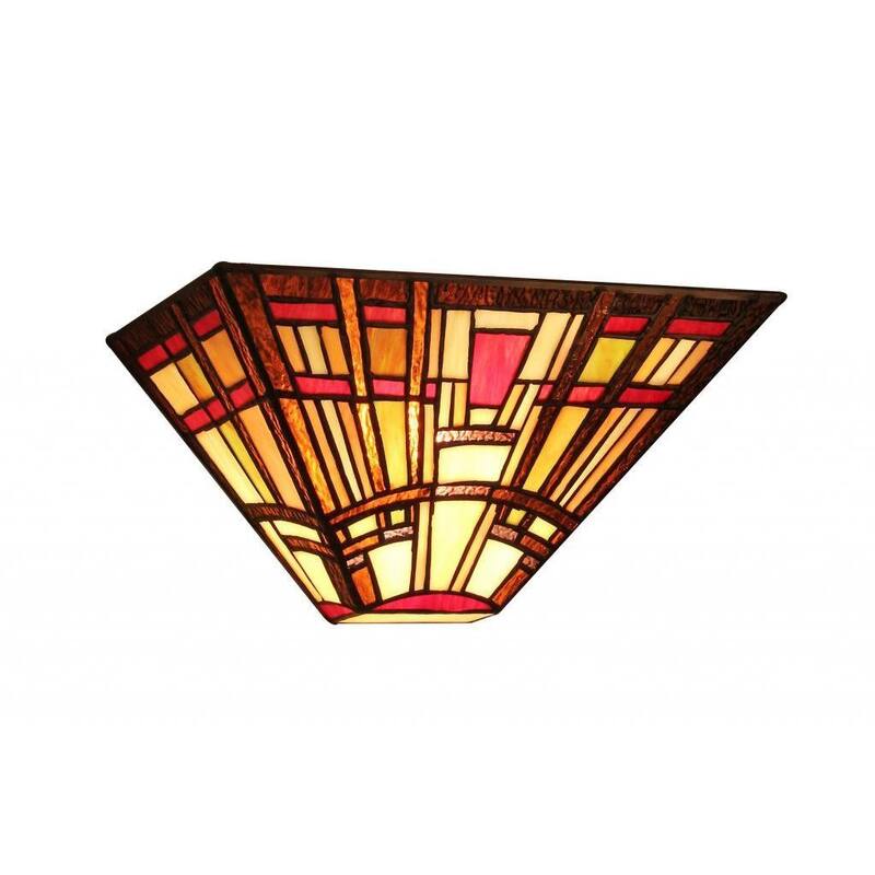 Tiffany Style Mission Design 1-light Wall Sconce