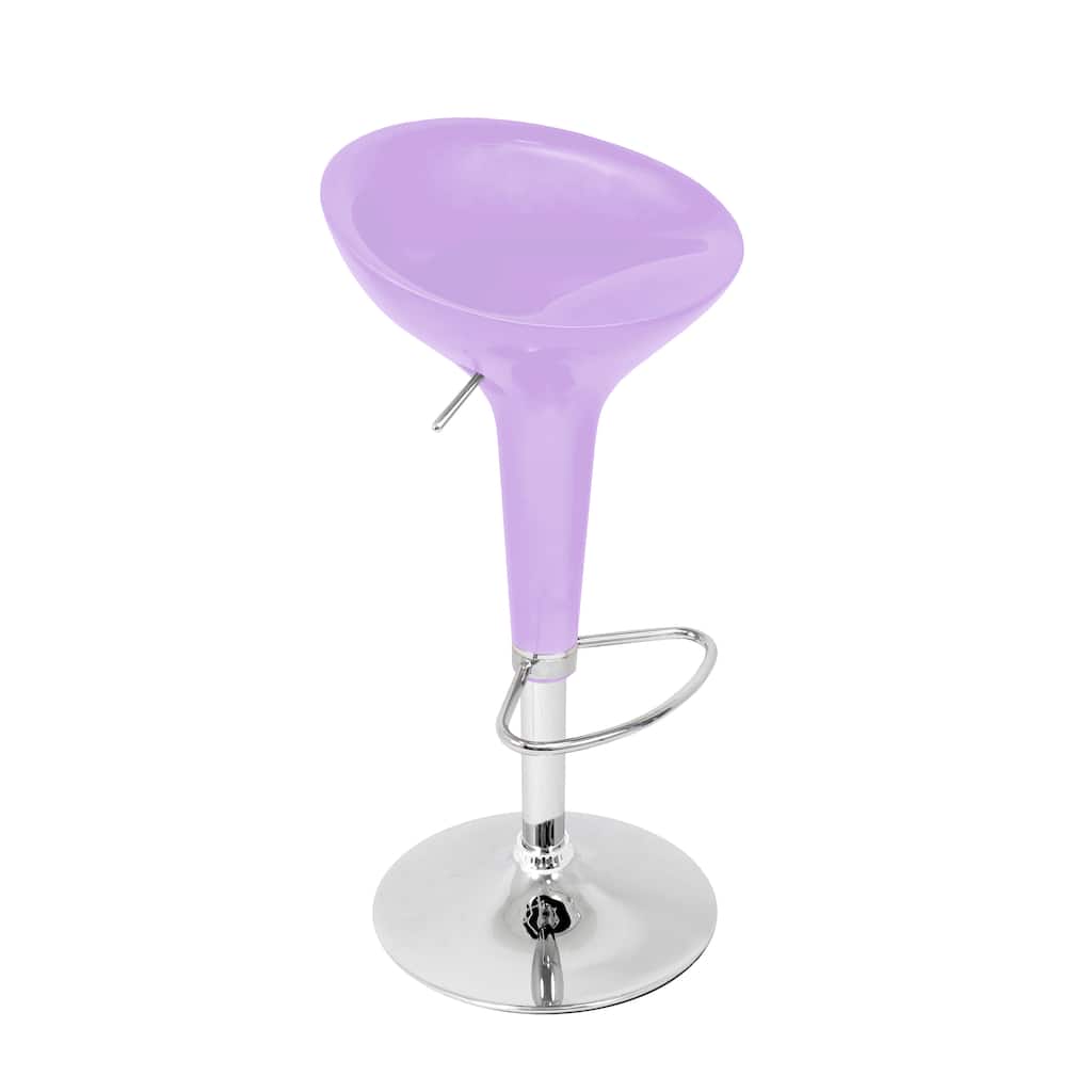 LumiSource Lilac Scooper Bar Stool