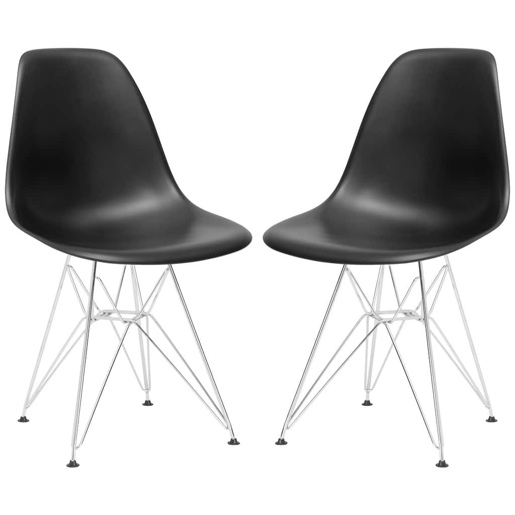 EdgeMod Padget Dining Chair Eiffel Wire Leg (Set of 2)