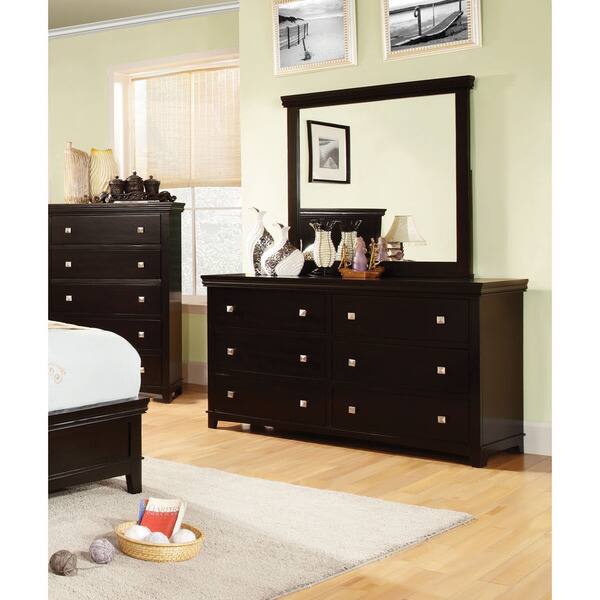 Shop Furniture Of America Lend Transitional 2 Piece Dresser And