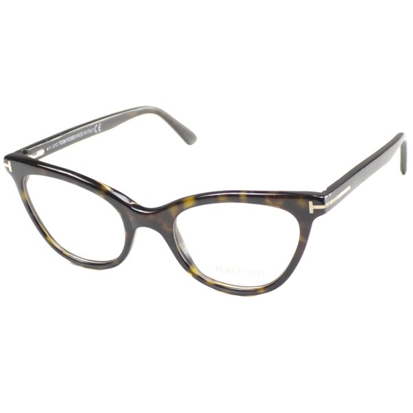 Tom Ford Rx - TF5271-056-49-FR Havana 49 mm Cateye Reading Eyeglass ...