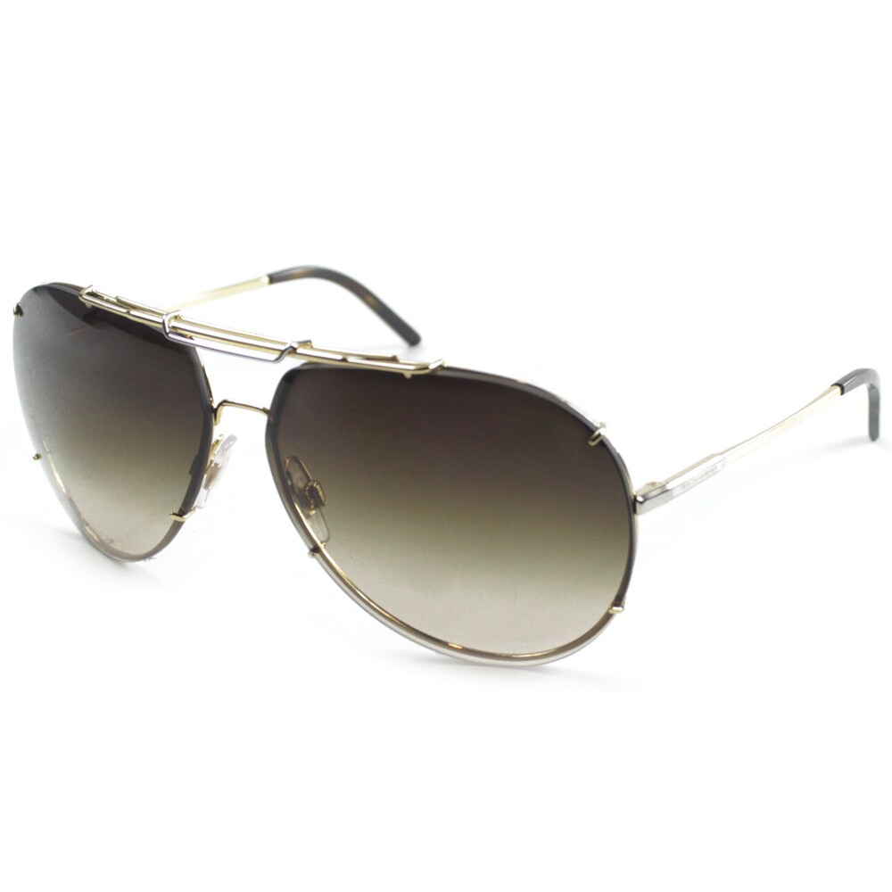 Dolce & Gabbana Men's DG 2075 034/13 Aviator Sunglasses - Overstock ...