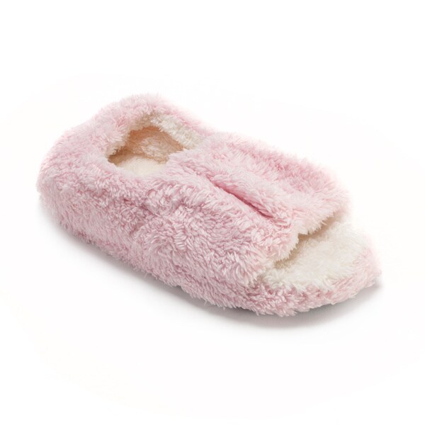 pink open toe slippers