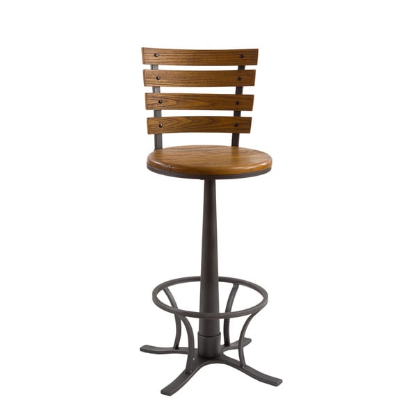 Amisco Cora Counter Swivel Metal Stool 26 inch