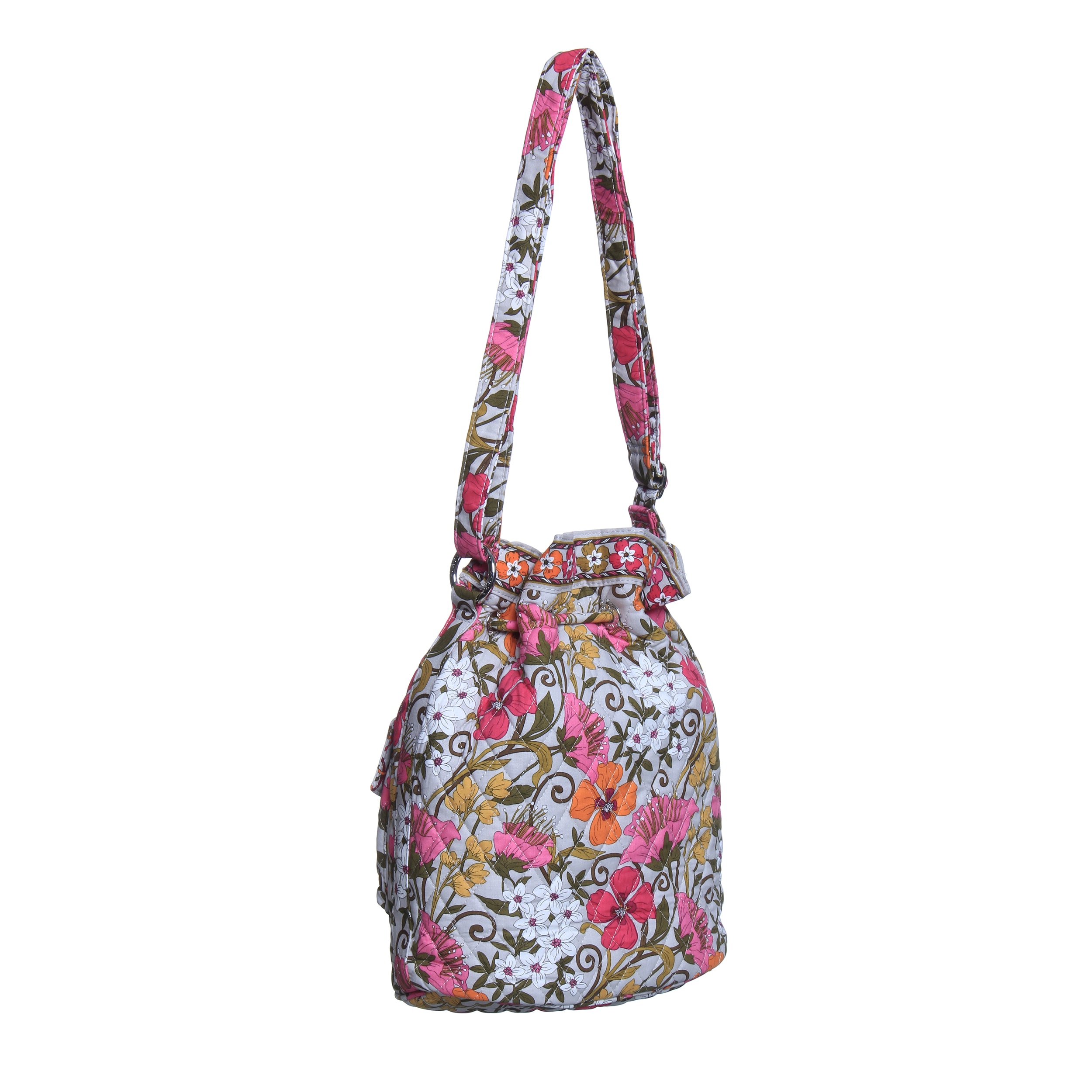 Shop Vera Bradley Tea Garden Quick Draw Shoulder Bag Overstock