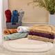 Miranda Haus Cotton Non-slip Oval 2-piece Bath Rug Set