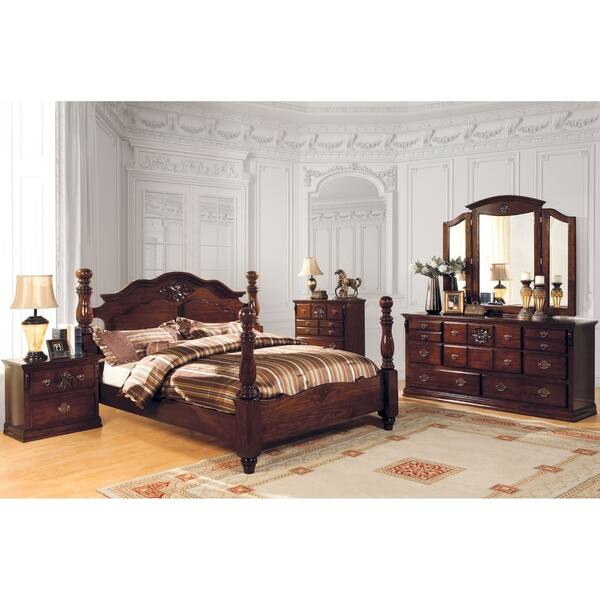 Shop Furniture Of America Weston Pine 2 Piece Dresser And Mirror