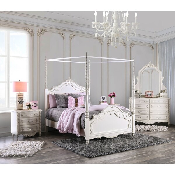 white princess canopy bed