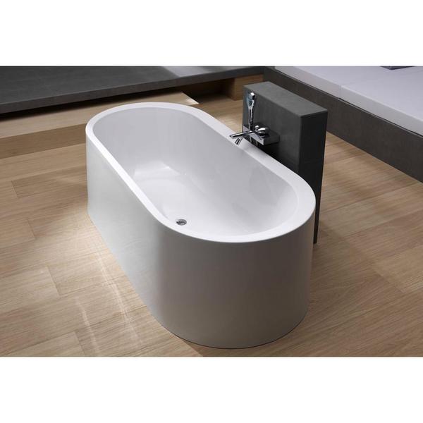 Aquatica Silence Freestanding White Lucite Acrylic Bathtub