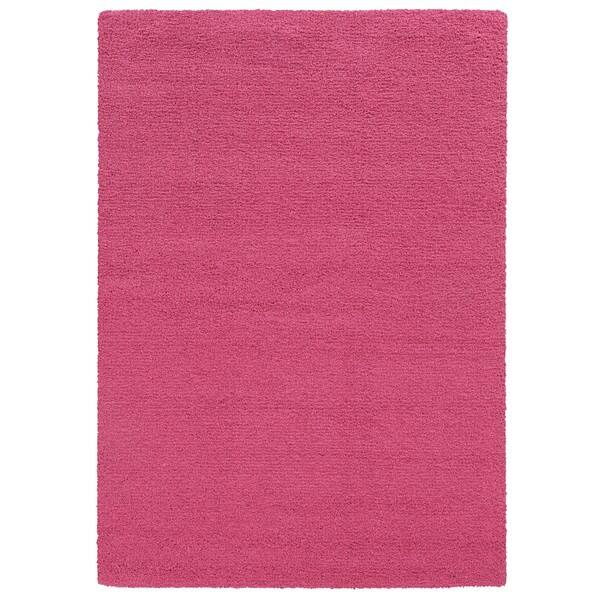 Pantone Universe Focus Shag Pink Rug (5'3 x 7'6) - Overstock - 9378521