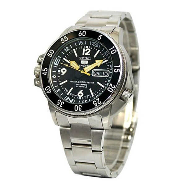 seiko men's silvertone