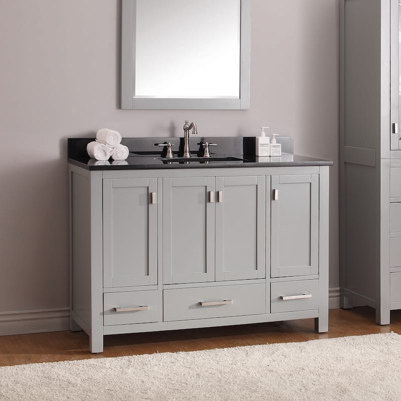 Avanity Modero 49-inch Vanity Combo in Chilled Grey with Top and Sink