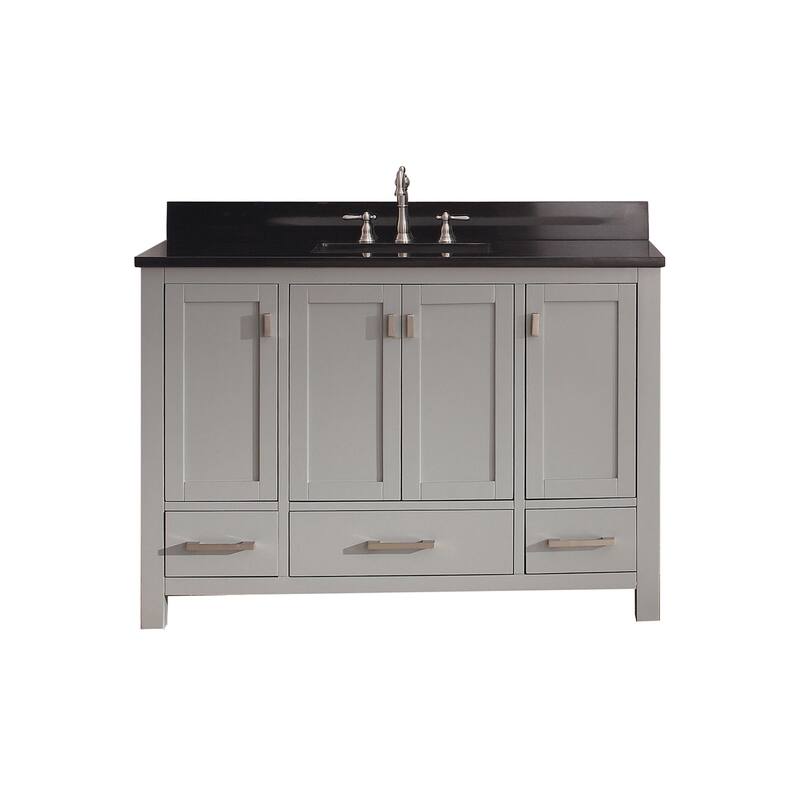 Avanity Modero 49-inch Vanity Combo in Chilled Grey with Top and Sink