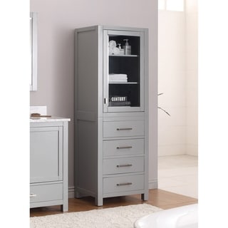 Avanity Modero 24-inches Chilled Grey Linen Tower - 24"W x 71"H