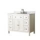 preview thumbnail 7 of 11, Avanity Hamilton French White 42-inch Vanity Combo with Top and Sink