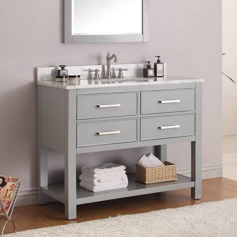 Avanity Brooks 43-inch Chilled Grey Vanity Combo with Top and Sink