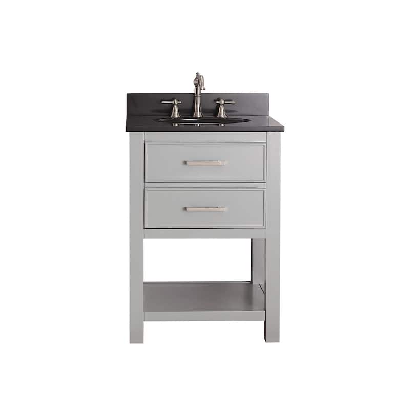 Avanity Brooks 25-inch Chilled Gray Vanity Combo with Top and Sink