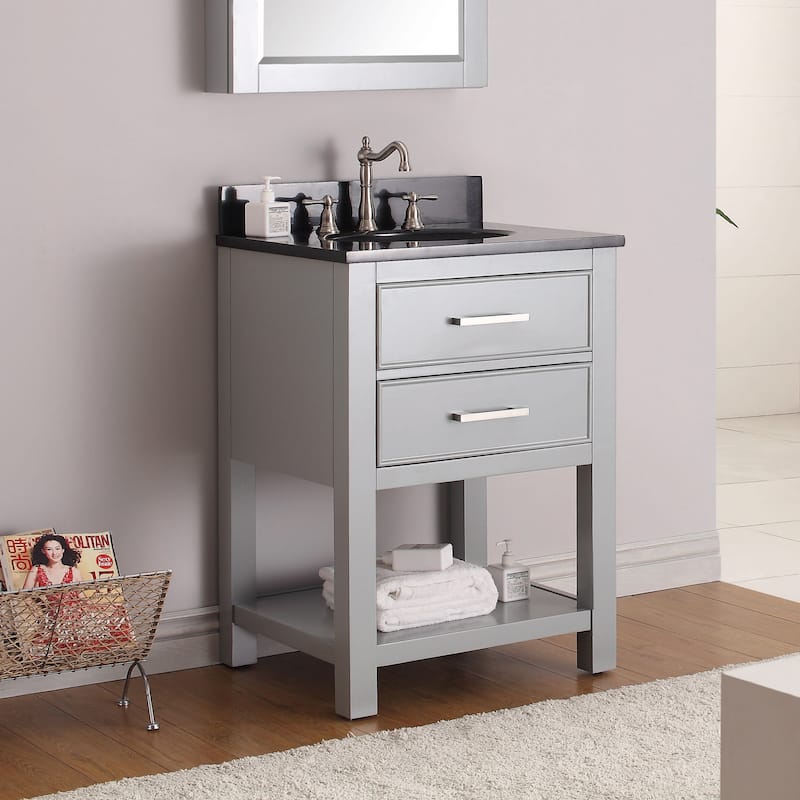 Avanity Brooks 25-inch Chilled Gray Vanity Combo with Top and Sink