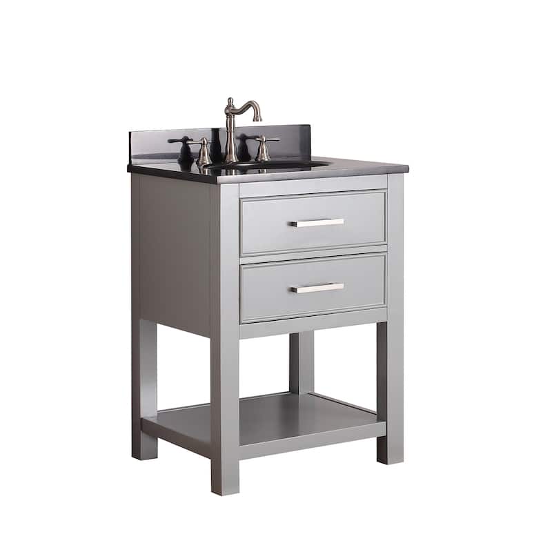 Avanity Brooks 25-inch Chilled Gray Vanity Combo with Top and Sink