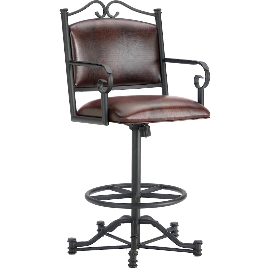 Sherwood Tilt Swivel Counter Stool with Arms