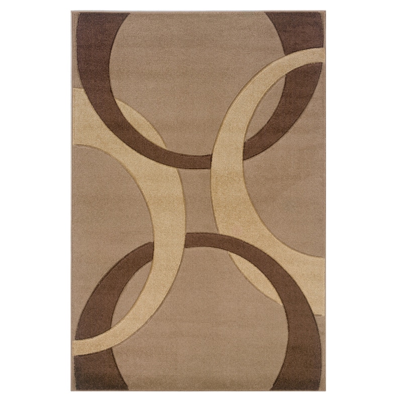 Linon Holstebro Area Rug - 5' x 7' - Tan