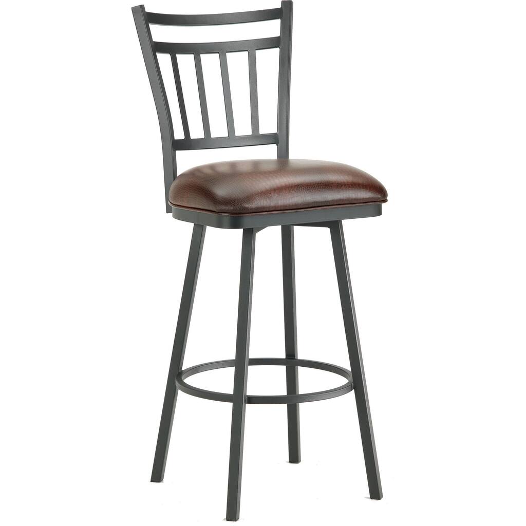 Iron Mountain Swivel Bar Stool