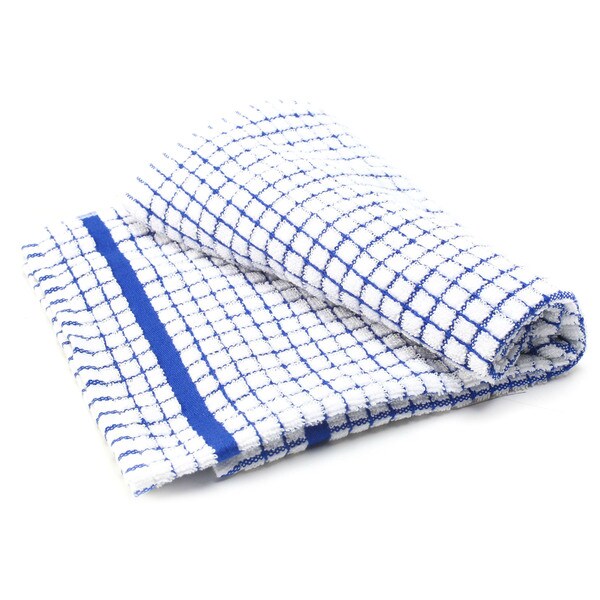 Large Kitchen Cloth 3 Pack Tea Towels Check Design 100/% Cotton Dish Cloth