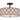 Quoizel Brown Lattice 3-light Copper Canyon Large Semi Flush Mount