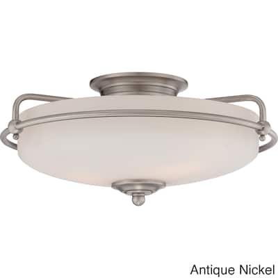 Quoizel Griffin 3-light Large Floating Flush Mount
