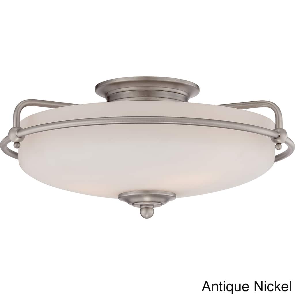 Quoizel Griffin 3-light Large Floating Flush Mount