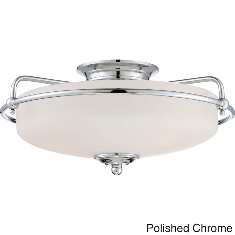 Quoizel Griffin 3-light Large Floating Flush Mount
