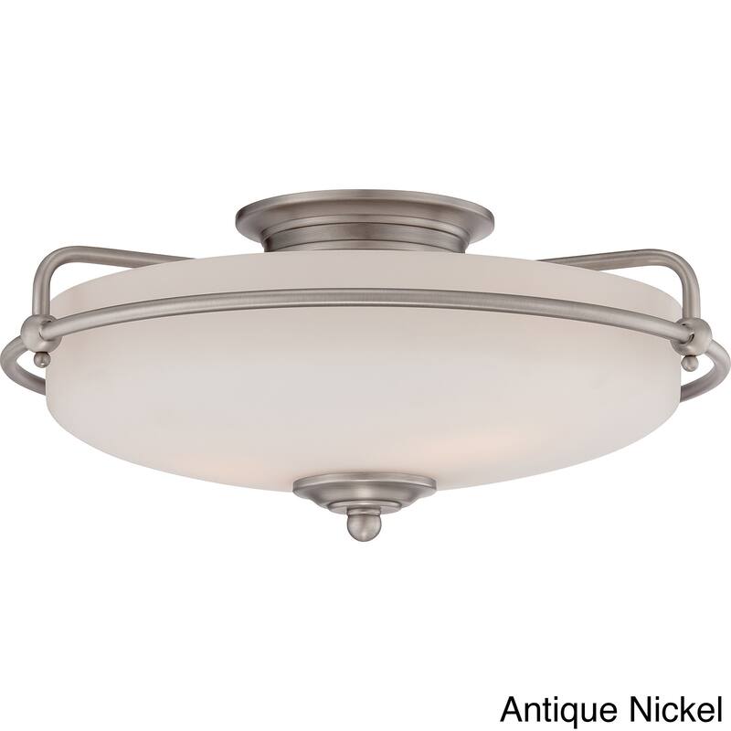 Quoizel Griffin 3-light Large Floating Flush Mount
