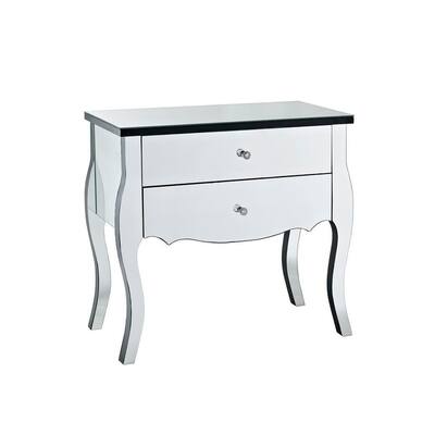 Powell Bethany Mirrored 2-drawer Console