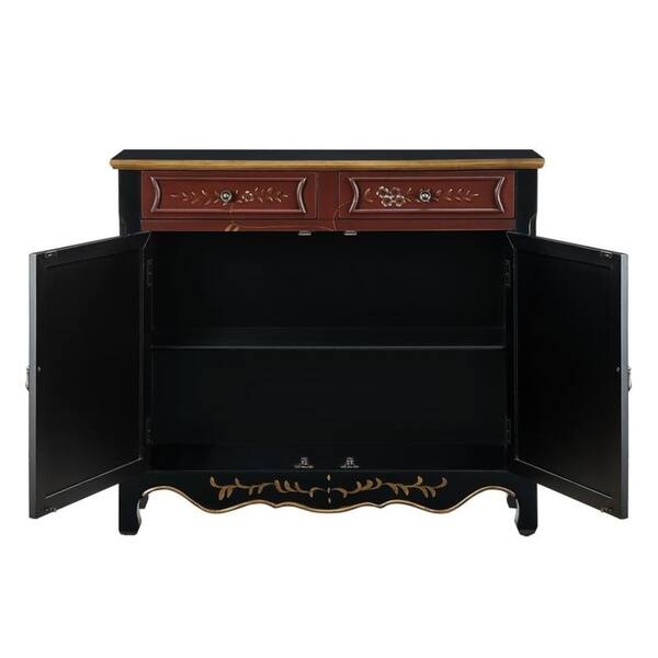 Shop Powell Canton Red Oriental Console On Sale Free Shipping