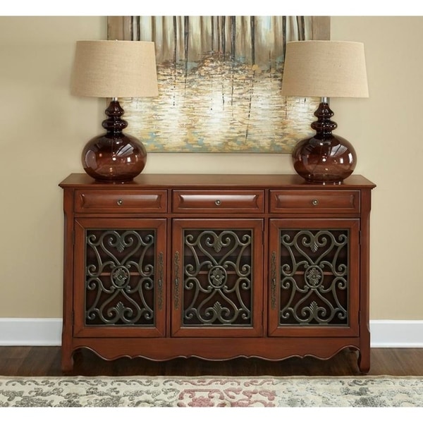 Powell Edenton Scroll Console