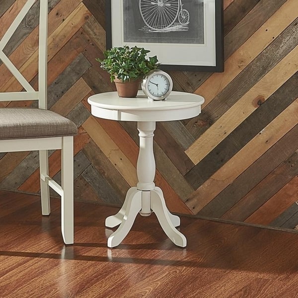 slide 2 of 8, Linon Penelope Round End Side Table