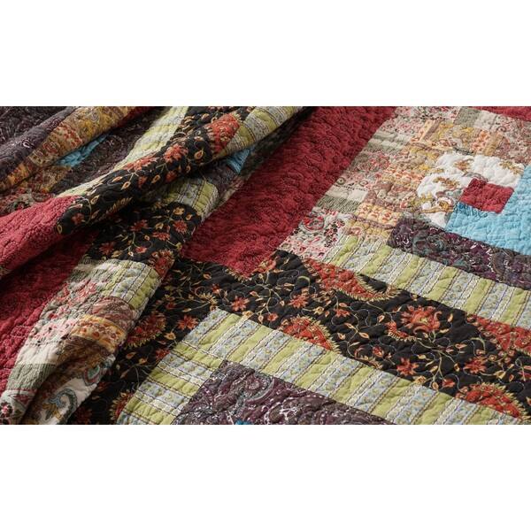 Shop Greenland Home Fashions Colorado Cabin Cotton Patchwork Quilt