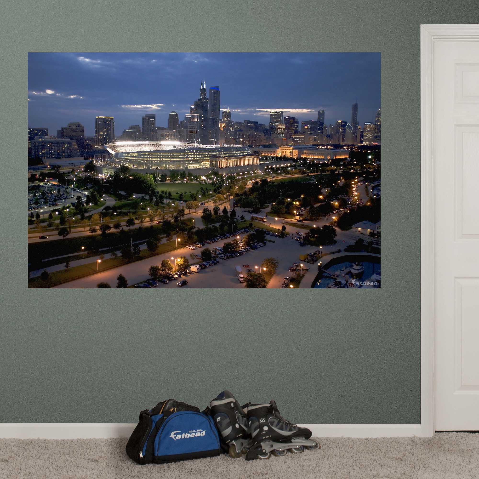 Fathead Chicago Bears 'C' Logo Wall Decals - Bed Bath & Beyond