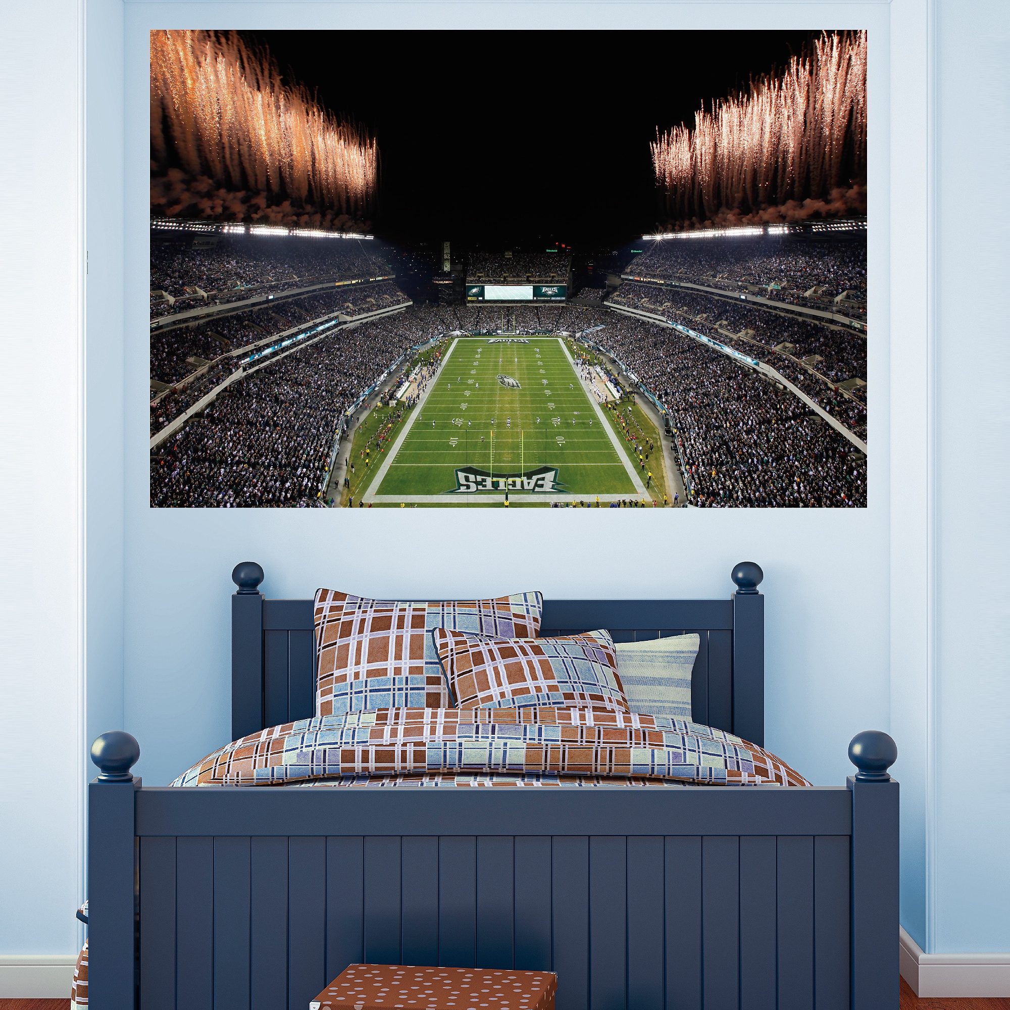 Fathead Philadelphia Eagles Stadium Mural Wall Decals - Bed Bath