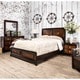 preview thumbnail 6 of 8, Zuza Transitional Walnut 2-piece 7-Drawer Dresser and Mirror Set by Furniture of America