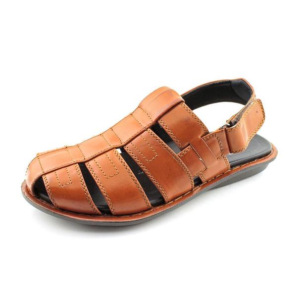 Shop Alfani Men's 'Boca' Faux Leather Sandals - Overstock ...