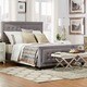 preview thumbnail 4 of 19, Bellevista Square Button-tufted Upholstered Bed by iNSPIRE Q Bold