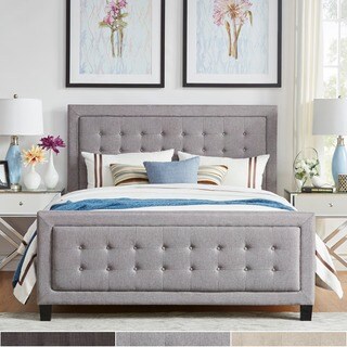Bellevista Square Button-tufted Upholstered Bed by iNSPIRE Q Bold
