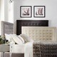 preview thumbnail 2 of 19, Bellevista Square Button-tufted Upholstered Bed by iNSPIRE Q Bold