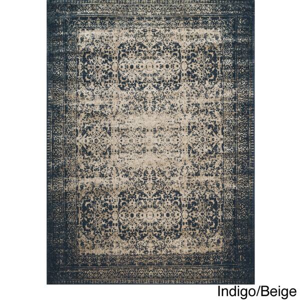 Alexander Home Emerson Vintage Inspired Rug On Sale Overstock 9394205 Indigo Beige 12 X 15