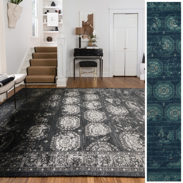 Emerson Medallion Tile Rug (5'0 x 7'6) - 5' x 7'6