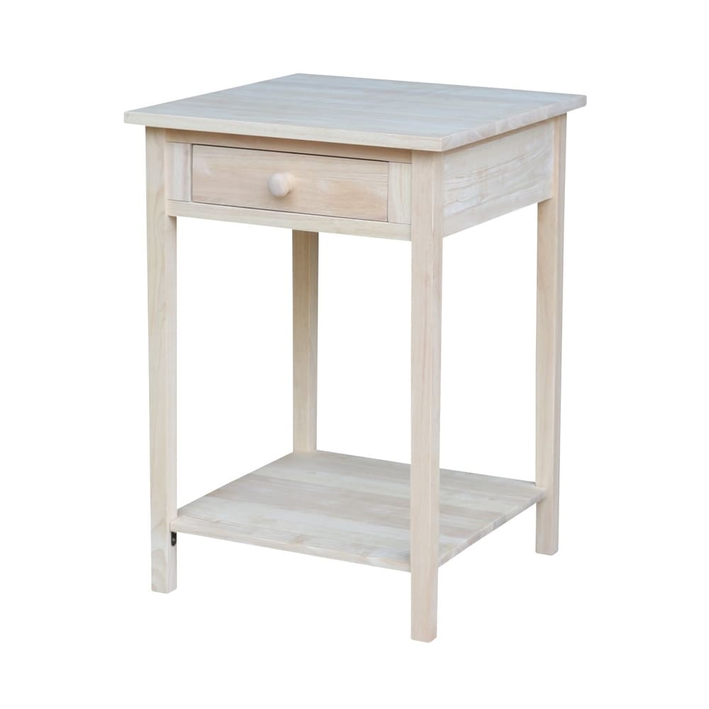 The Gray Barn Moonshine Unfinished Bedside Table
