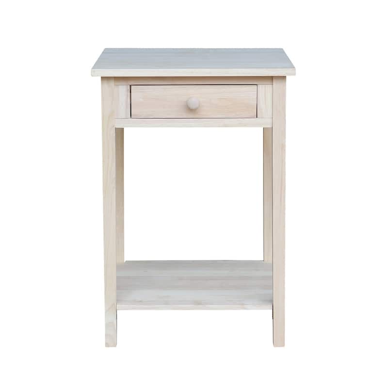 The Gray Barn Moonshine Unfinished Bedside Table